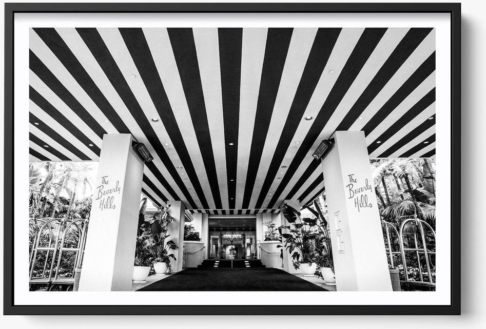 The Beverly Hills Hotel B/W