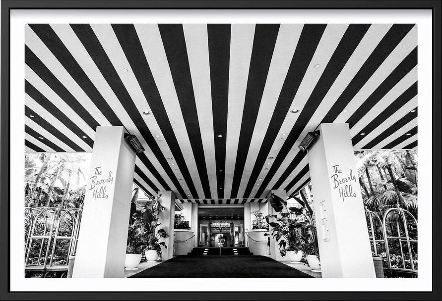 The Beverly Hills Hotel B/W